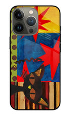 Pop Cat iPhone 13 Pro Glass Case