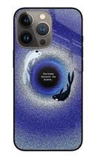 Dark Koi iPhone 13 Pro Glass Case