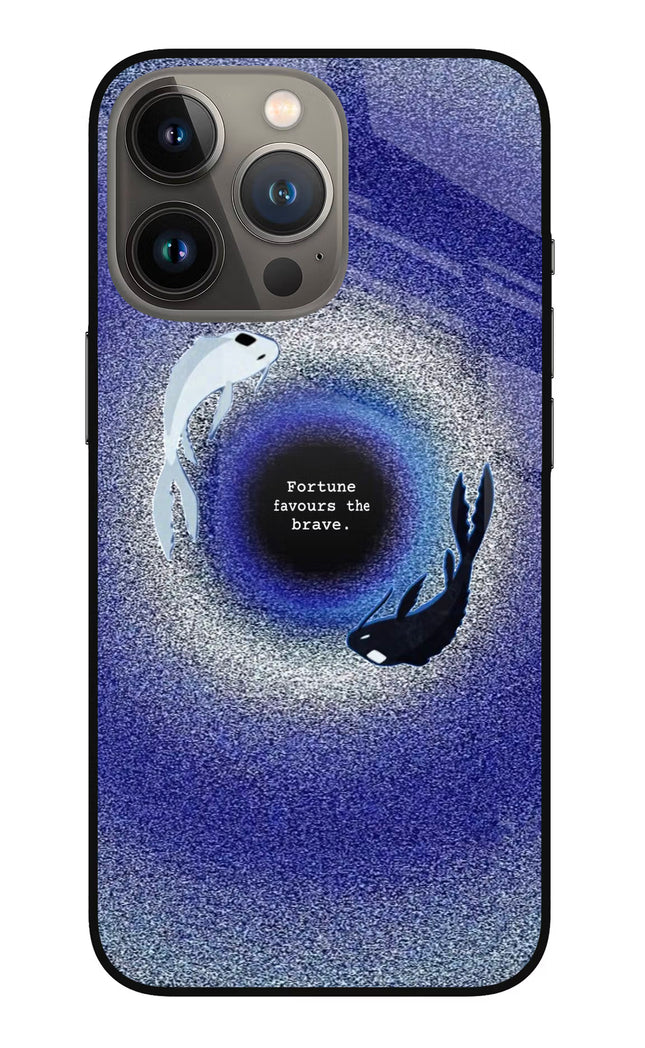 Dark Koi iPhone 13 Pro Glass Case