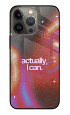 Pink Aura iPhone 13 Pro Glass Case
