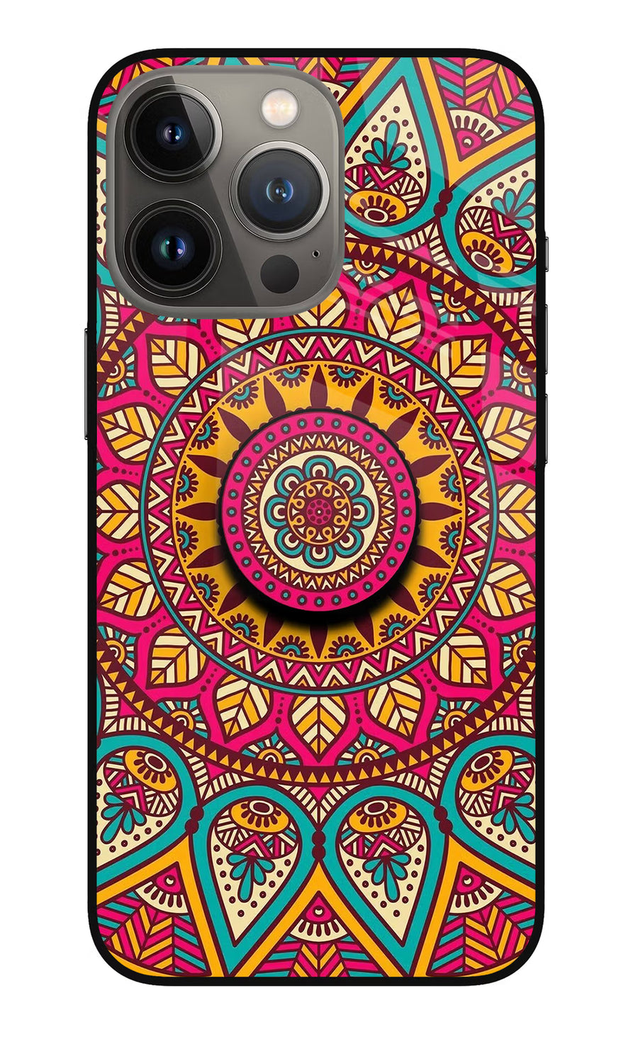 Mandala iPhone 13 Pro Pop Case, Metal case