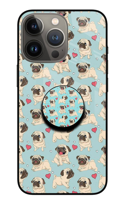 Pug Dog iPhone 13 Pro Glass Case