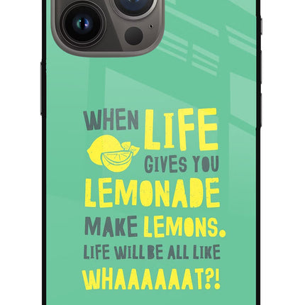 Quote iPhone 13 Pro Max Glass Case