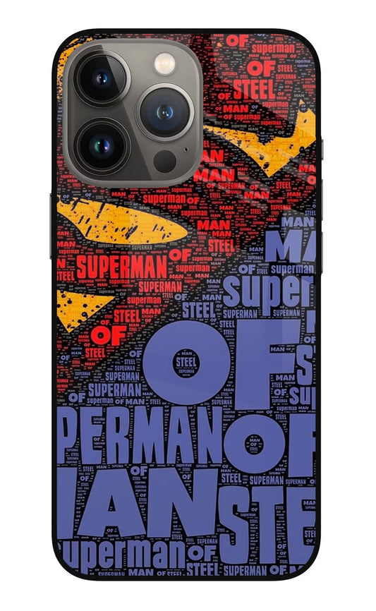 Superman iPhone 13 Pro Max Glass Case