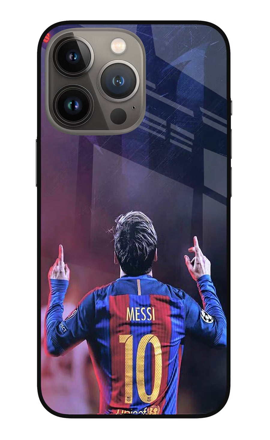 Messi iPhone 13 Pro Max Back Cover, Metal case