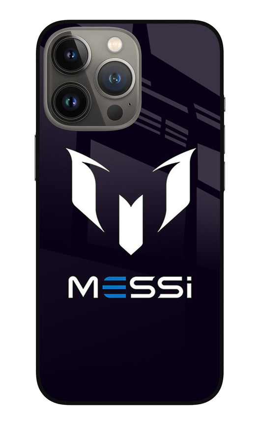 Messi Logo iPhone 13 Pro Max Glass Case