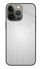 Wooden Grey Texture iPhone 13 Pro Max Glass Case Back Cover by Casekaro