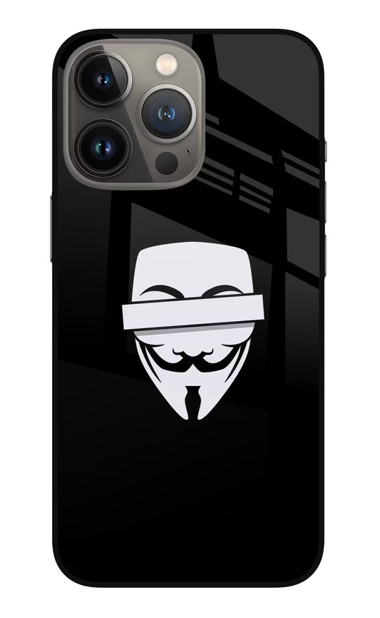 Anonymous Face iPhone 13 Pro Max Glass Case