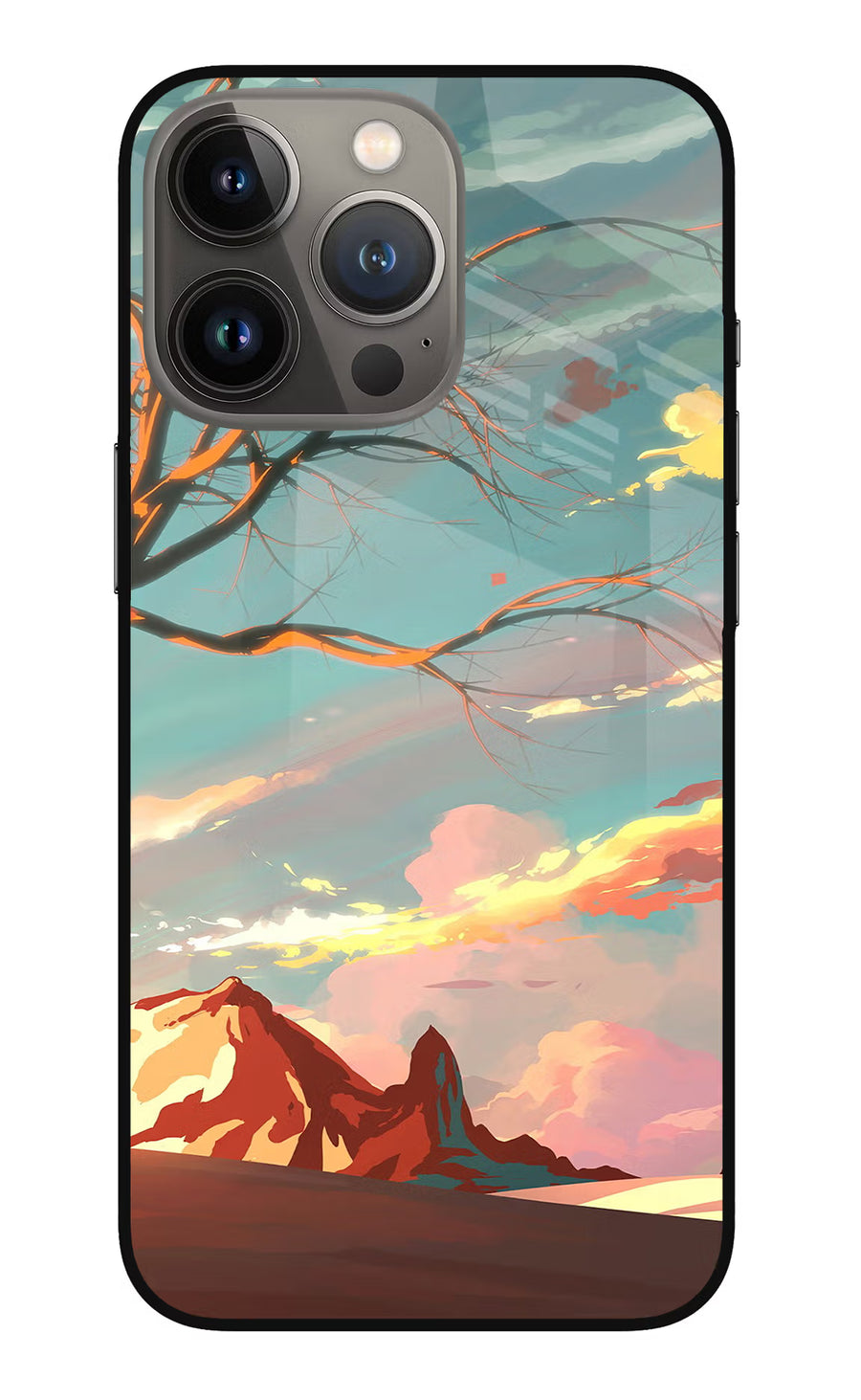 Scenery iPhone 13 Pro Max Back Cover, Metal case