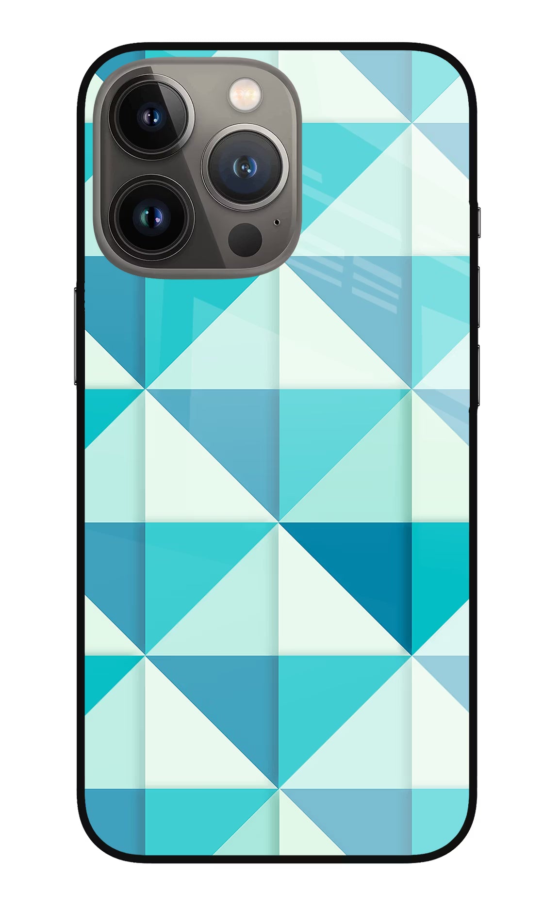 Abstract iPhone 13 Pro Max Glass Case Back Cover by Casekaro