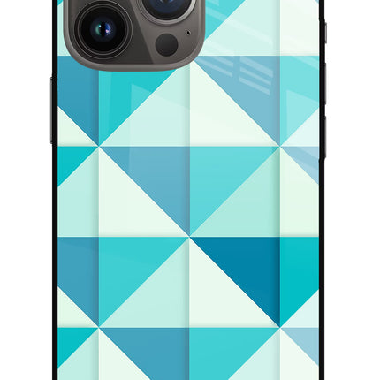Abstract iPhone 13 Pro Max Glass Case