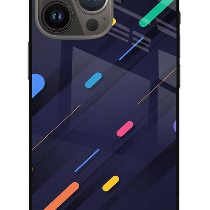Abstract Design iPhone 13 Pro Max Glass Case