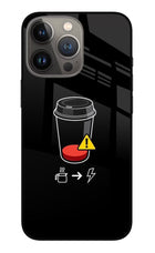 Coffee iPhone 13 Pro Max Glass Case