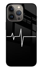 Heart Beats iPhone 13 Pro Max Glass Case Back Cover by Casekaro
