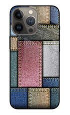 Multicolor Jeans iPhone 13 Pro Max Glass Case