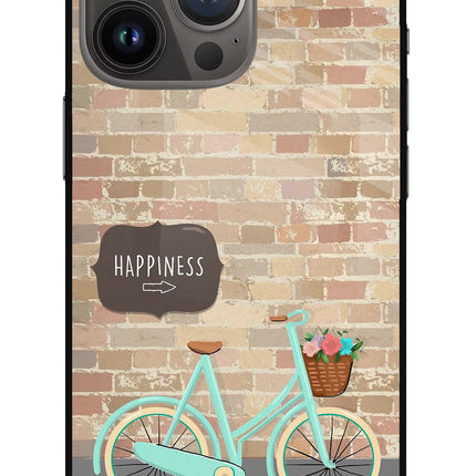 Happiness Artwork iPhone 13 Pro Max Glass Case