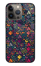 Geometric Abstract iPhone 13 Pro Max Glass Case