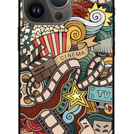 Cinema Abstract iPhone 13 Pro Max Glass Case