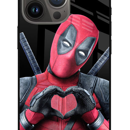 Deadpool iPhone 13 Pro Max Glass Case