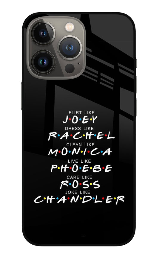 FRIENDS Character iPhone 13 Pro Max Glass Case