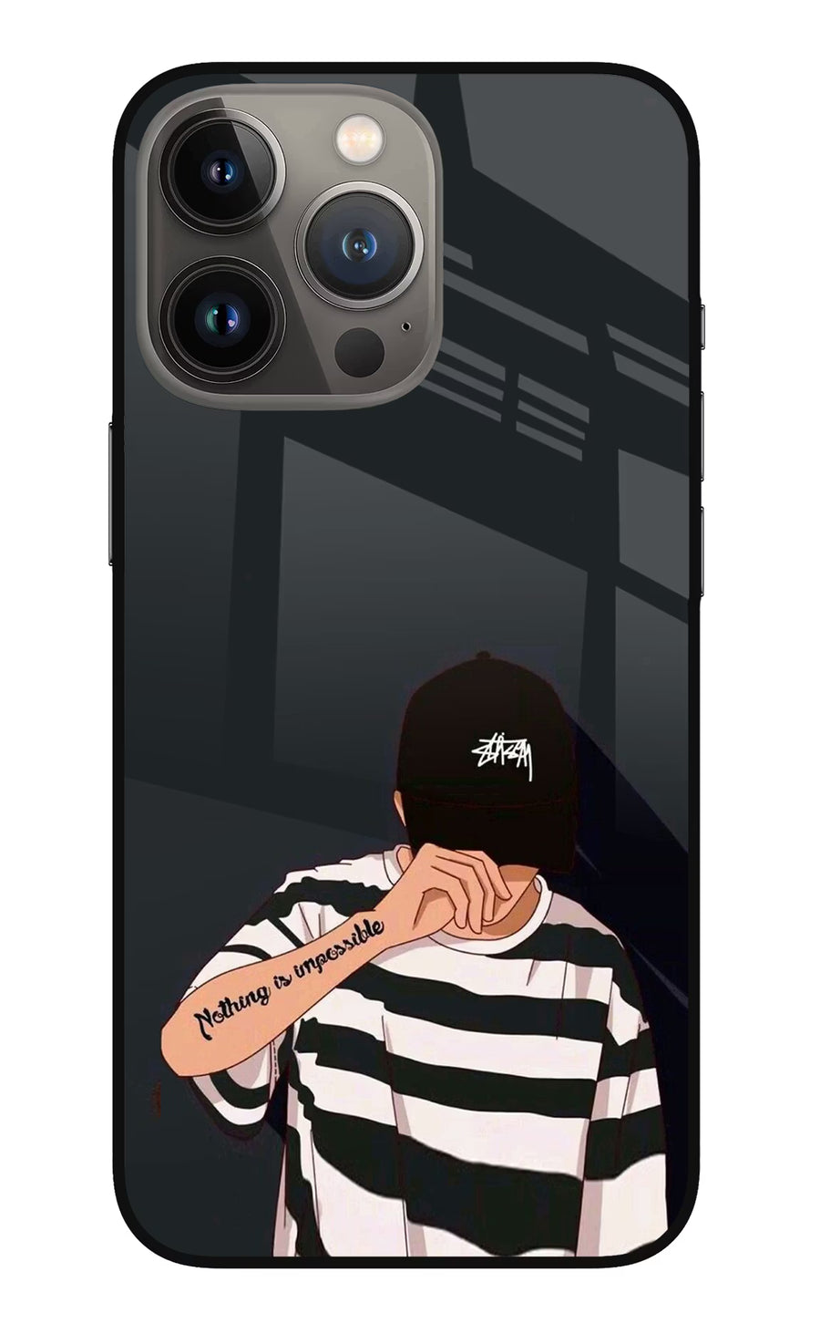 Aesthetic Boy iPhone 13 Pro Max Back Cover, Metal case