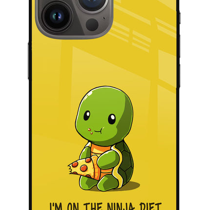 I'm on Ninja Diet iPhone 13 Pro Max Glass Case
