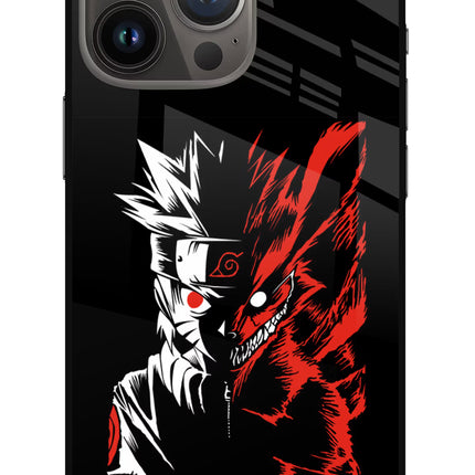 Naruto Two Face iPhone 13 Pro Max Glass Case