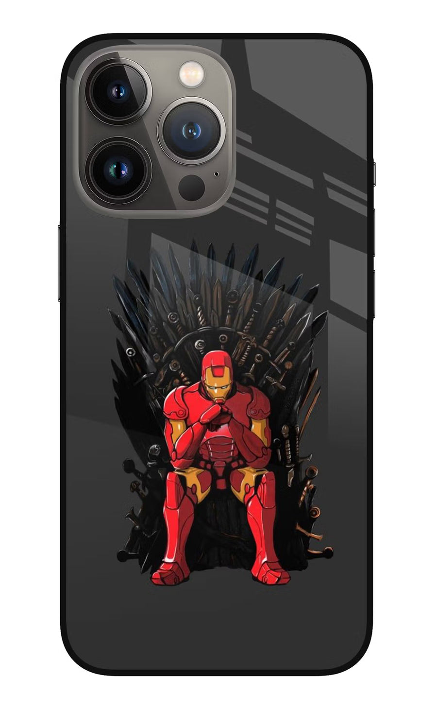 Ironman Throne iPhone 13 Pro Max Back Cover, Metal case