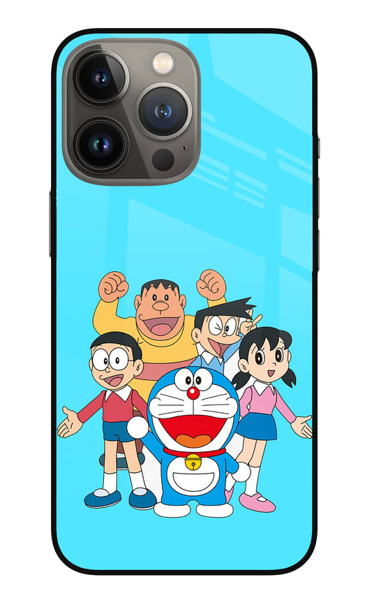 Doraemon Gang iPhone 13 Pro Max Glass Case
