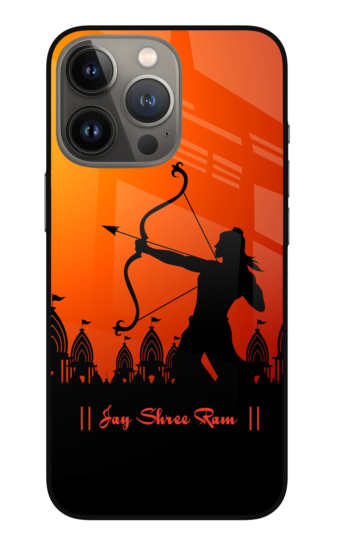 Lord Ram - 4 iPhone 13 Pro Max Glass Case