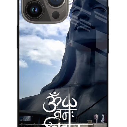 Om Namah Shivay iPhone 13 Pro Max Glass Case Back Cover by Casekaro