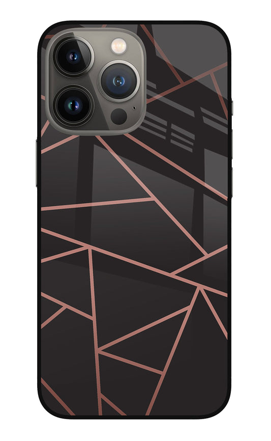 Geometric Pattern iPhone 13 Pro Max Glass Case