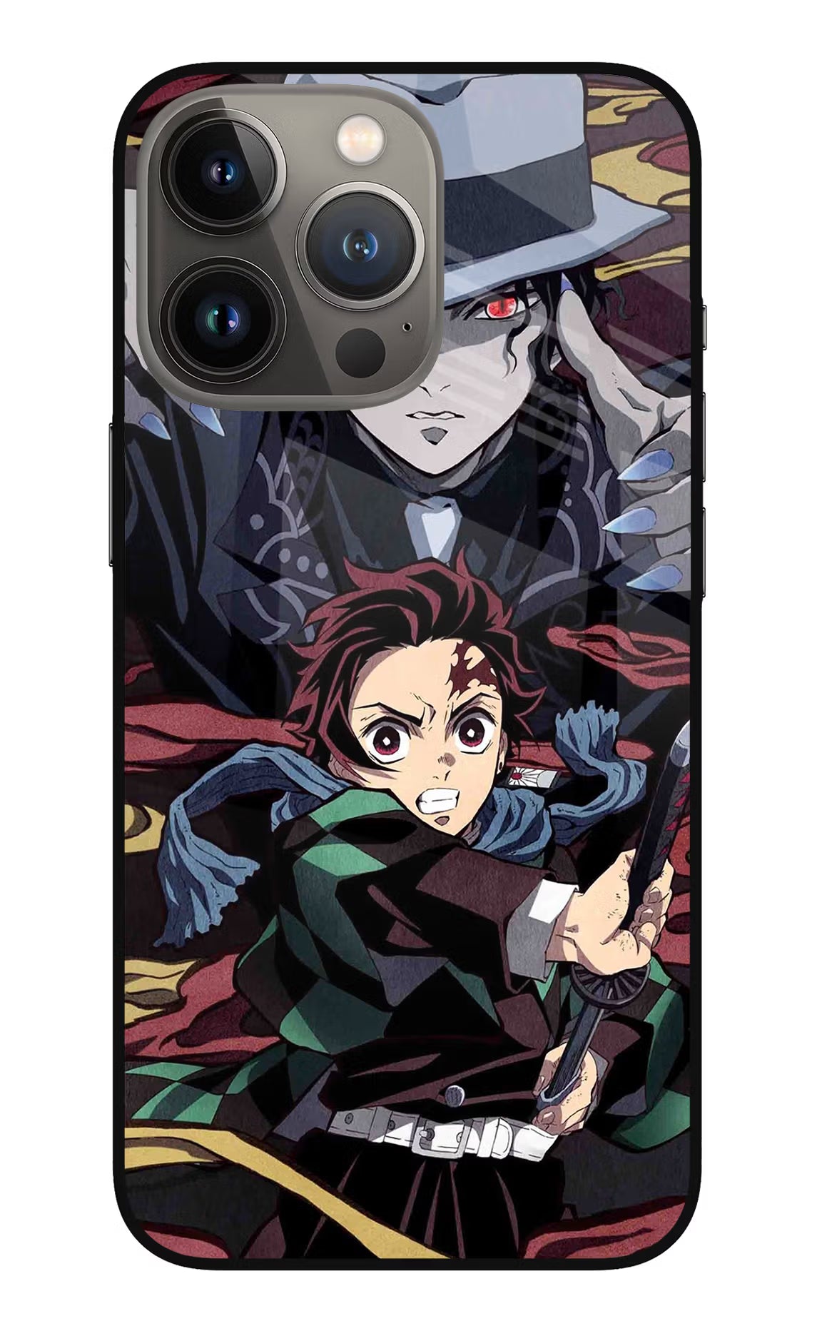 Demon Slayer iPhone 13 Pro Max Glass Case Back Cover by Casekaro