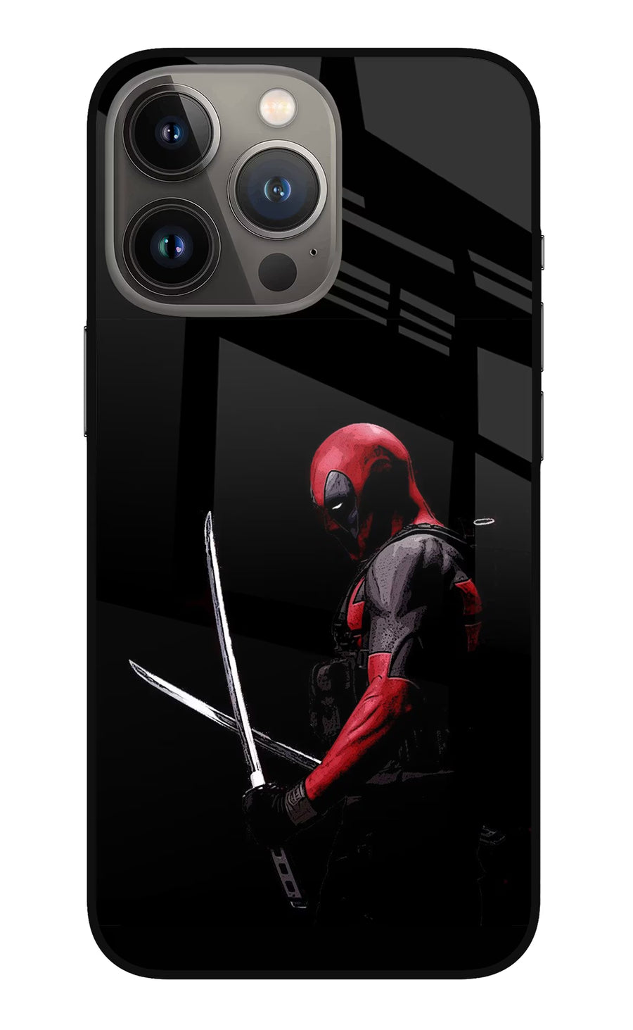 Deadpool iPhone 13 Pro Max Back Cover, Metal case