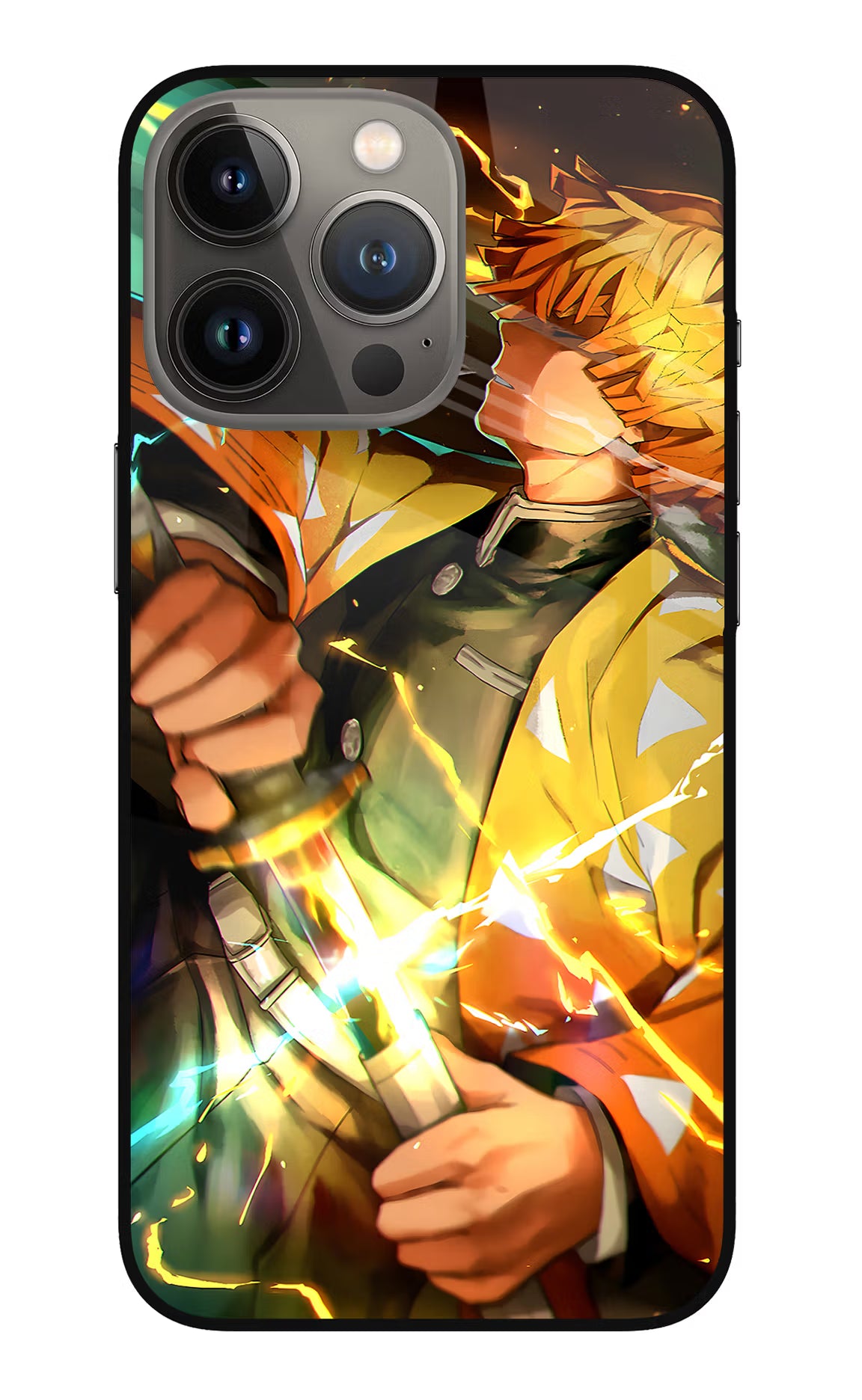 Demon Slayer iPhone 13 Pro Max Glass Case Back Cover by Casekaro