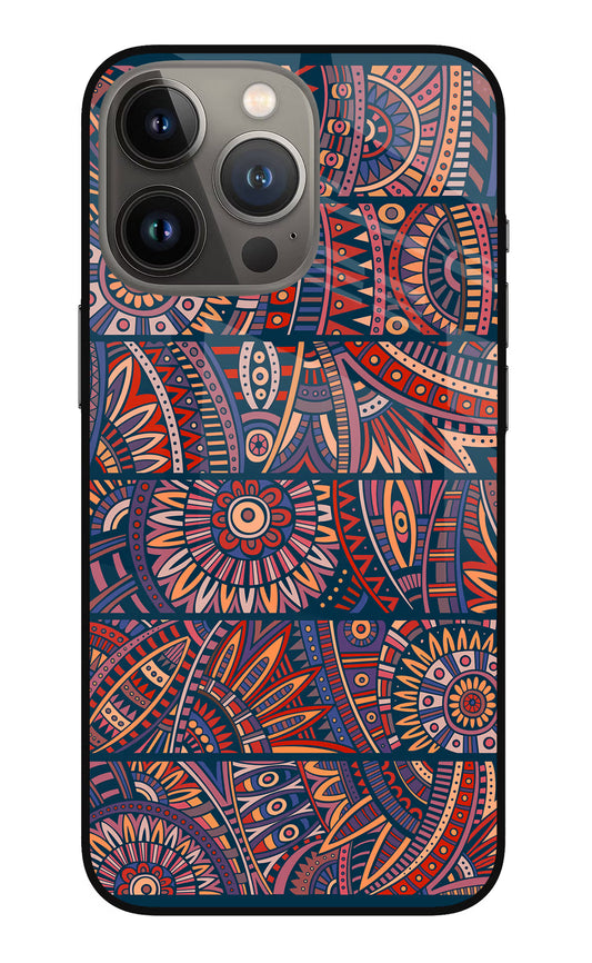 African Culture Design iPhone 13 Pro Max Glass Case