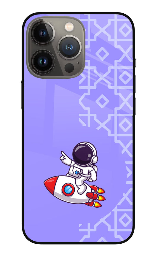 Cute Astronaut iPhone 13 Pro Max Glass Case