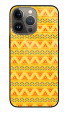 Tribal Pattern iPhone 13 Pro Max Glass Case Back Cover by Casekaro