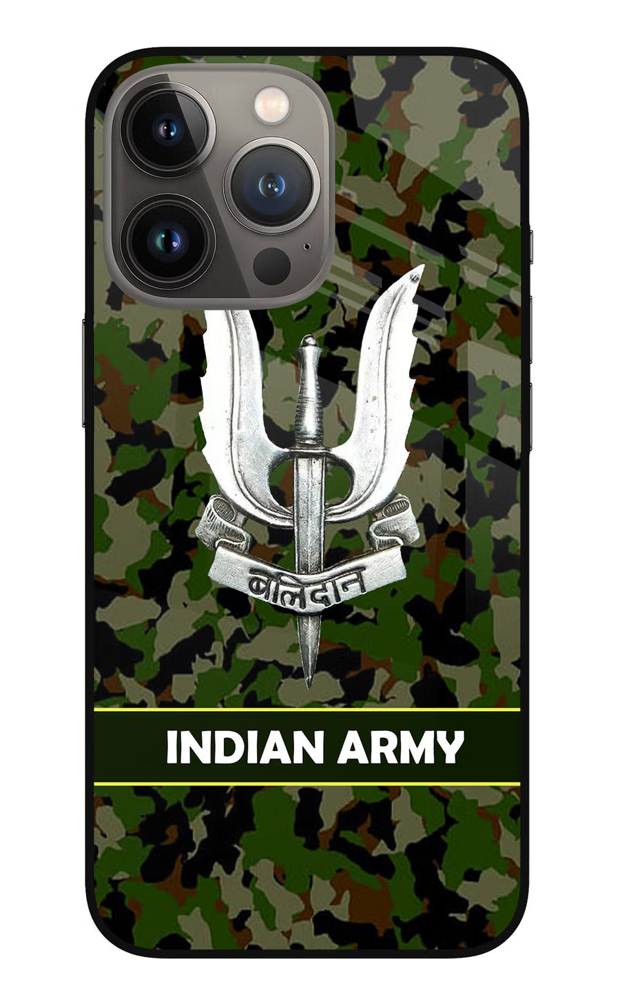 Balidan Indian Logo iPhone 13 Pro Max Back Cover, Metal case