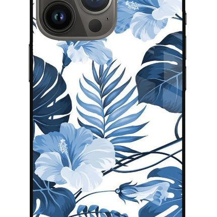 Fabric Art iPhone 13 Pro Max Glass Case