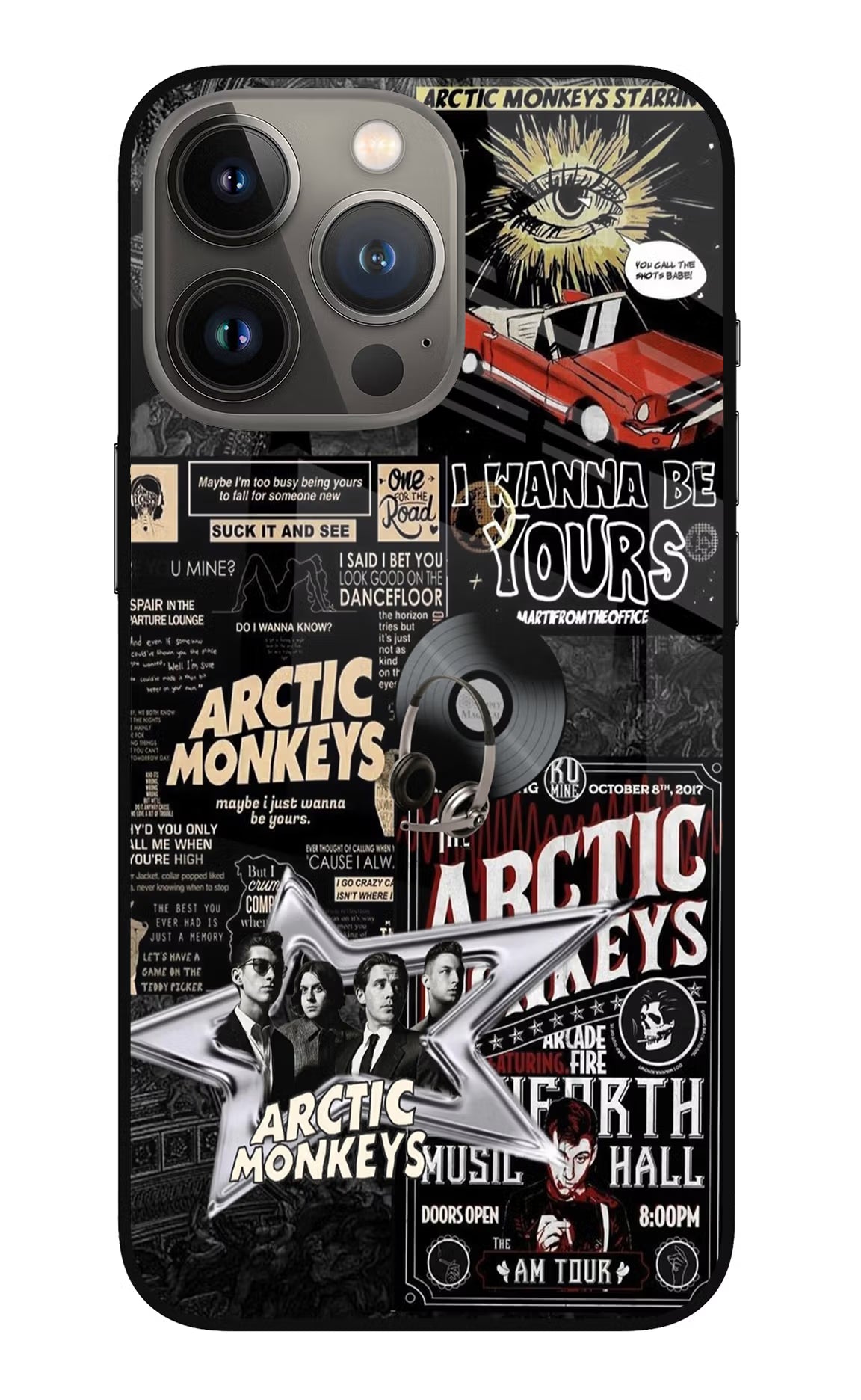 Arctic Monkeys iPhone 13 Pro Max Glass Case Back Cover by Casekaro