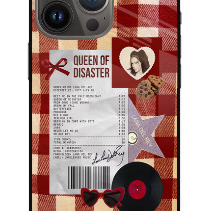 Queen of Disaster iPhone 13 Pro Max Glass Case