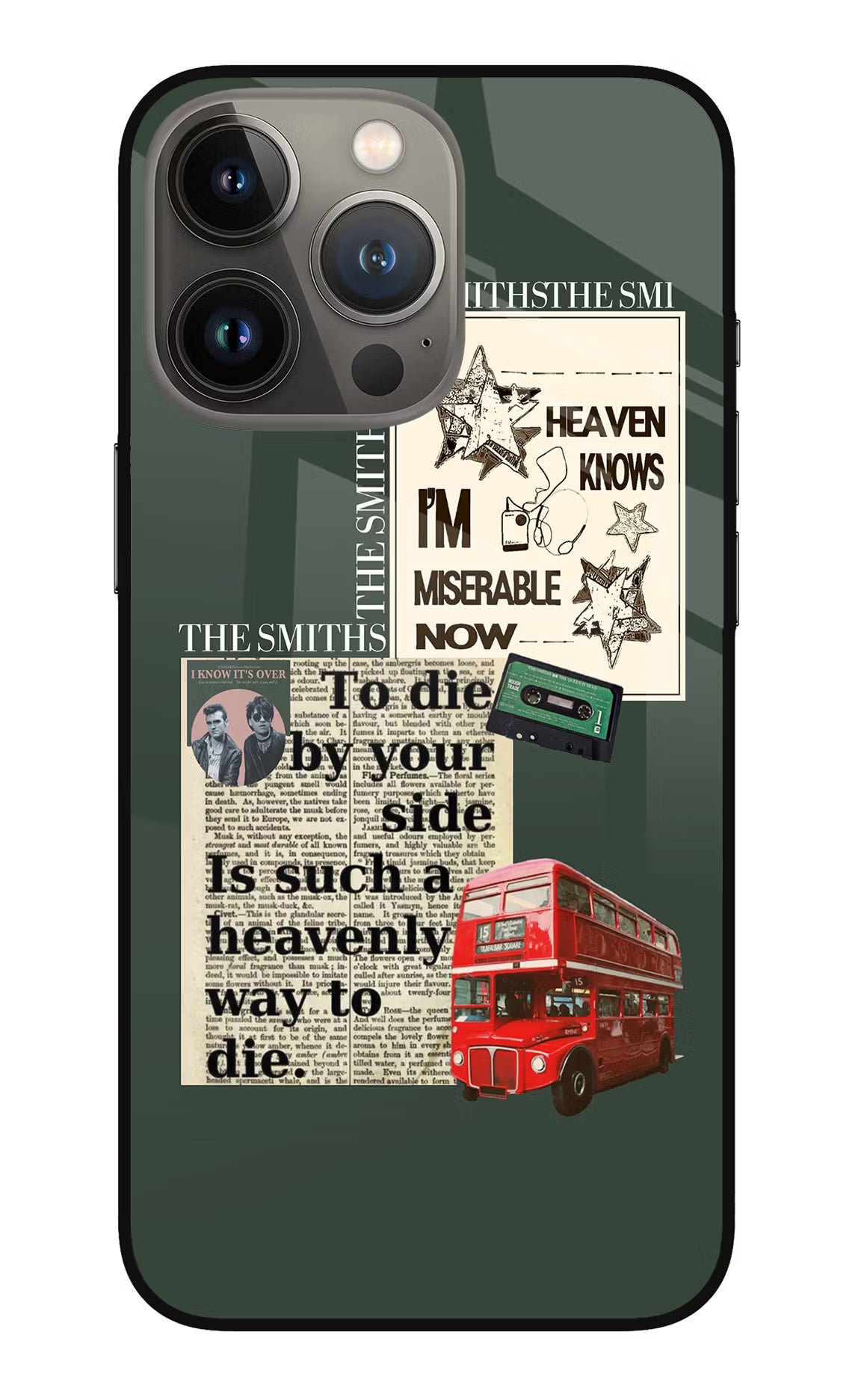 The Smiths iPhone 13 Pro Max Glass Case Back Cover by Casekaro
