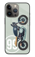 Classic Cafe Racer 99 iPhone 13 Pro Max Glass Case