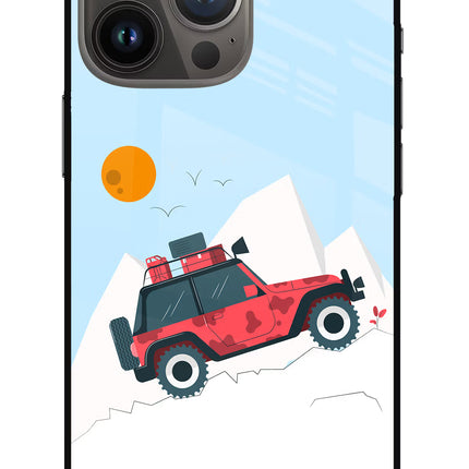 Mountain Trail Beast iPhone 13 Pro Max Glass Case
