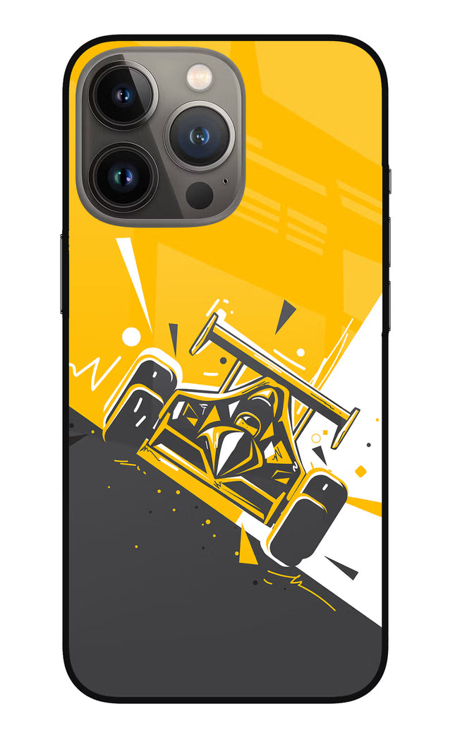 Track King iPhone 13 Pro Max Glass Case