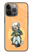 Undead Biker iPhone 13 Pro Max Glass Case