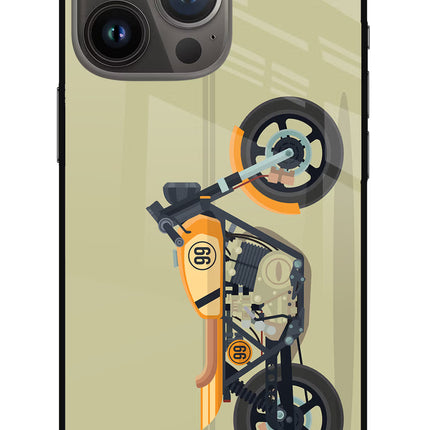 Vertical Speedster iPhone 13 Pro Max Glass Case