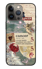 Cancer Zodiac iPhone 13 Pro Max Glass Case