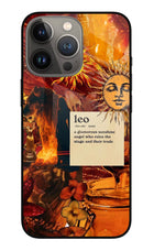 Leo Zodiac iPhone 13 Pro Max Glass Case